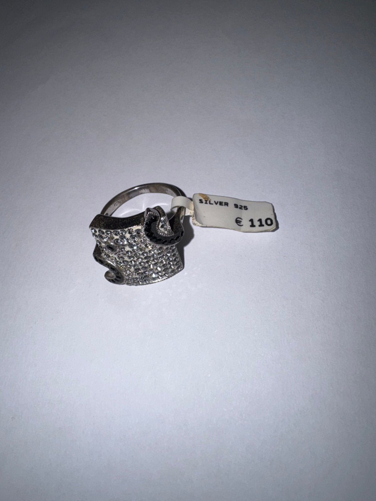925 zilveren ring, Handtassen en Accessoires, Ophalen of Verzenden, Zo goed als nieuw, Zilver