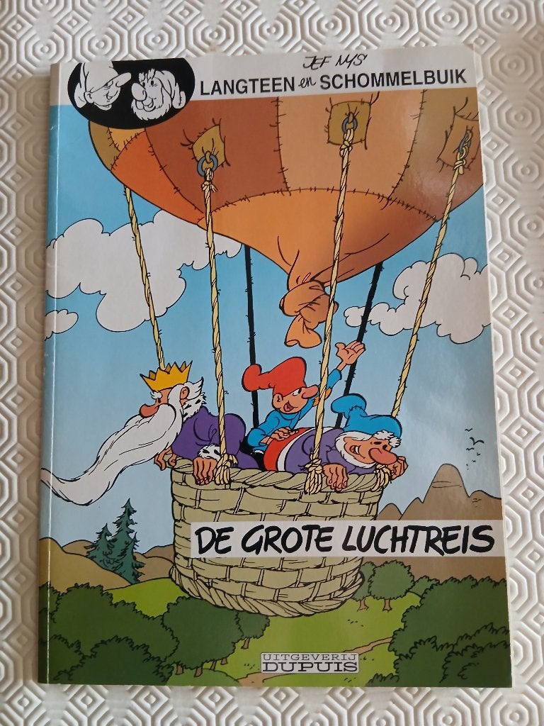 Langteen en Schommelbuik  De grote luchtreis, Jef Nys, Enlèvement ou Envoi, Une BD, Comme neuf