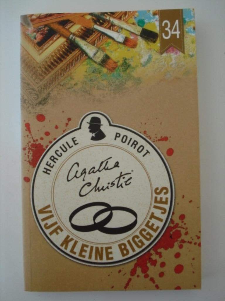 Agatha Christie Vijf kleine biggetjes Hercule Poirot, Tv-bewerking, Verzenden, Zo goed als nieuw, Agatha Christie