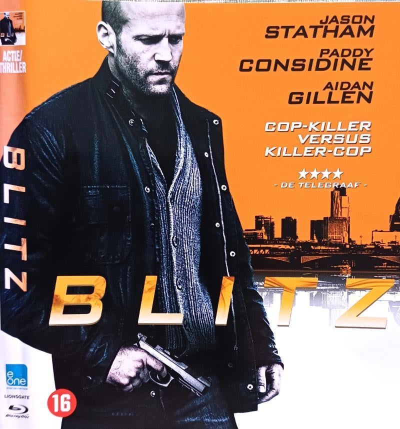 blu ray BLITZ   JASON STATHAM ..., Ophalen of Verzenden, Zo goed als nieuw, Actie