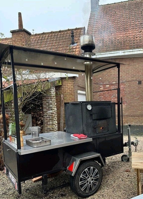 Four à bois mobile à louer pour votre fête ou événement, Enlèvement