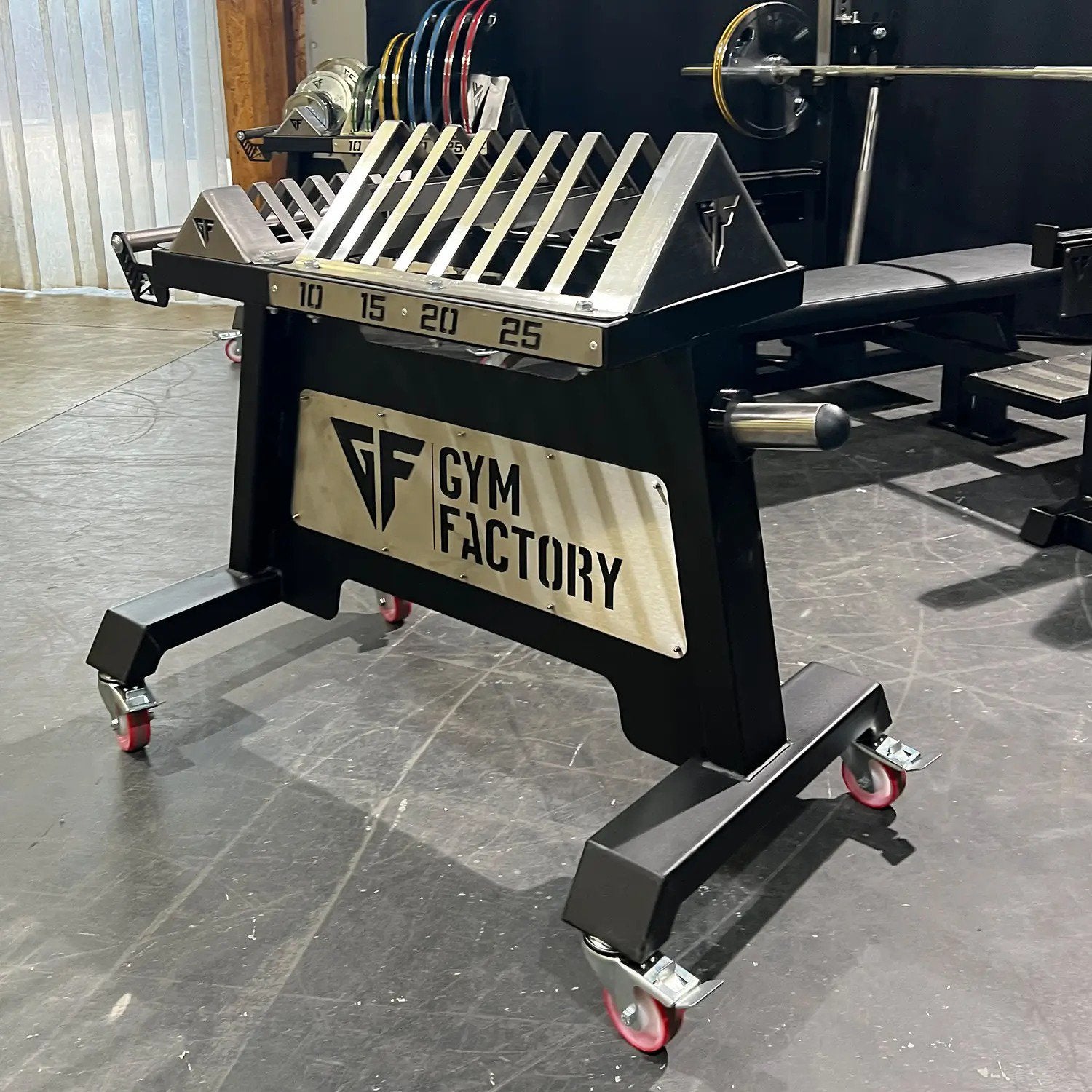 Competition Plate Storage Halterschijven Fitness GymFactory, Verzenden, Nieuw