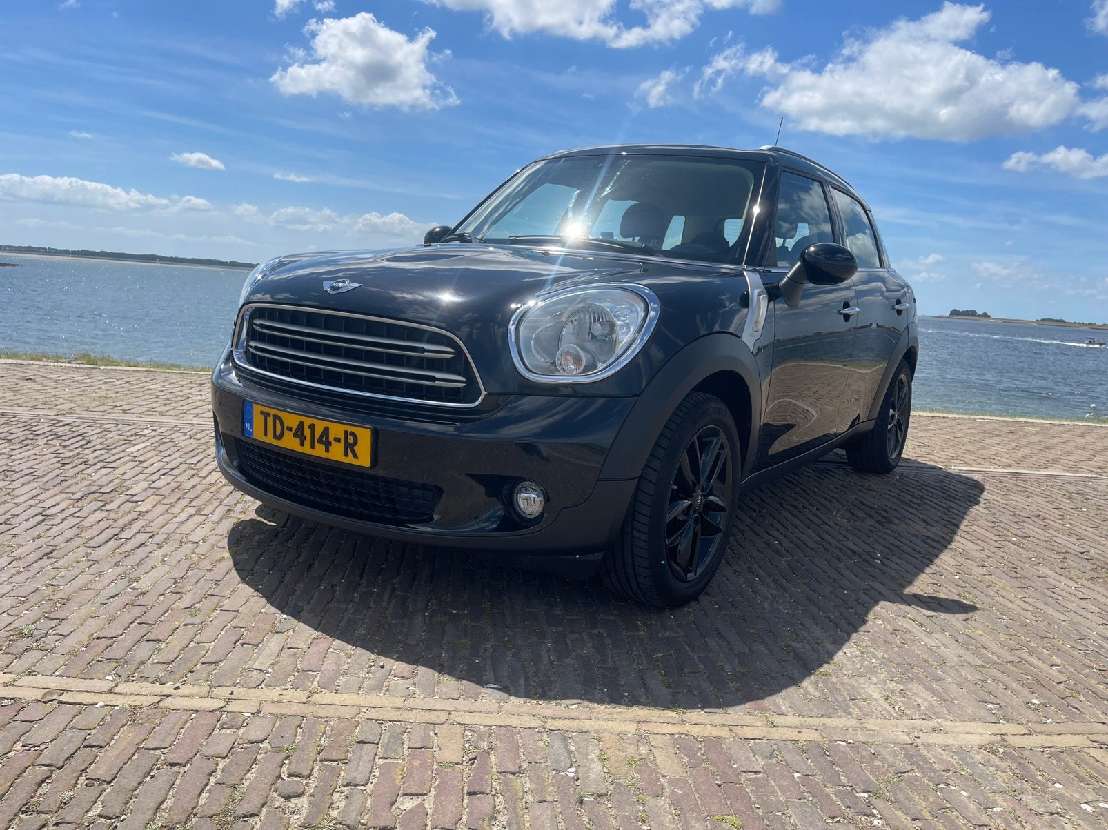 Mooie Mini Cooper 1.6 D Countryman pepper 2015, Autos, Noir, 5 portes, 1200 kg, Particulier