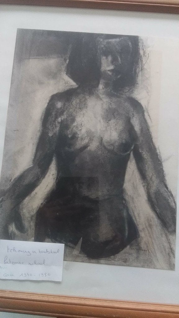 dessin au fusain, Antiquités & Art, Enlèvement ou Envoi, Dessin