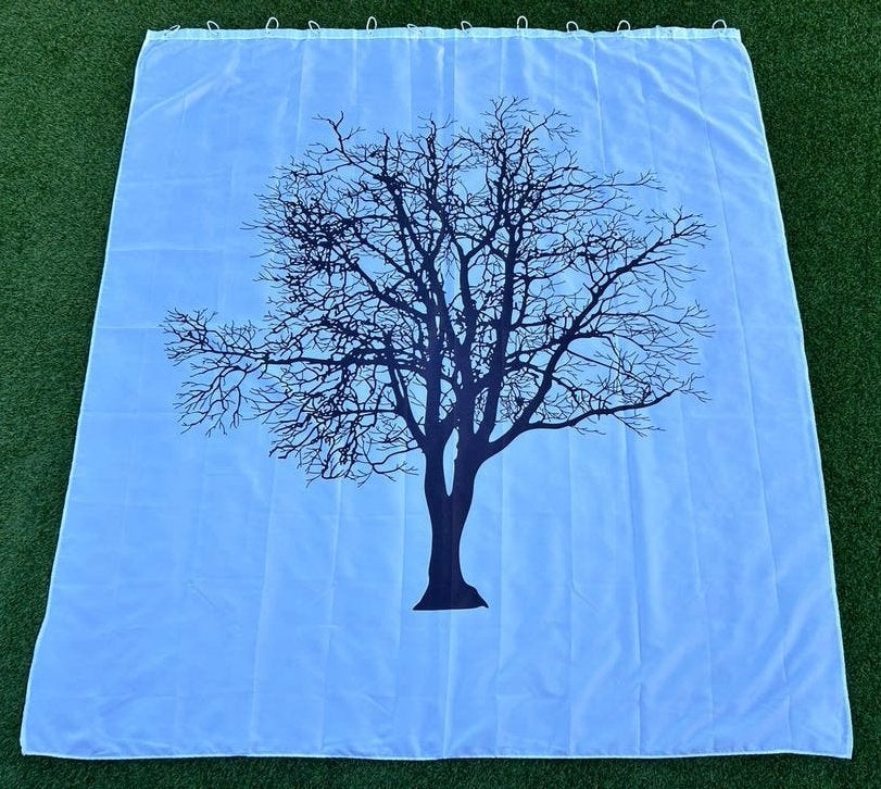 rideau de douche (180x200 cm) - arbre noir et blanc, Maison & Meubles, Autres marques, Enlèvement ou Envoi, Accessoire de douche