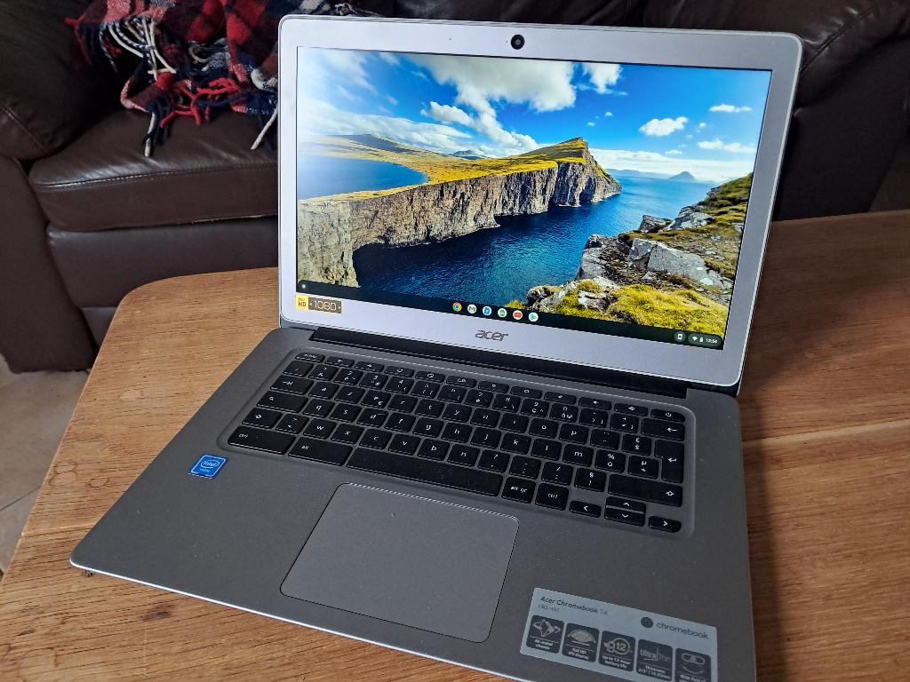 Chromebook Acer + accessoires, 14 pouces, Enlèvement ou Envoi, Comme neuf, Azerty