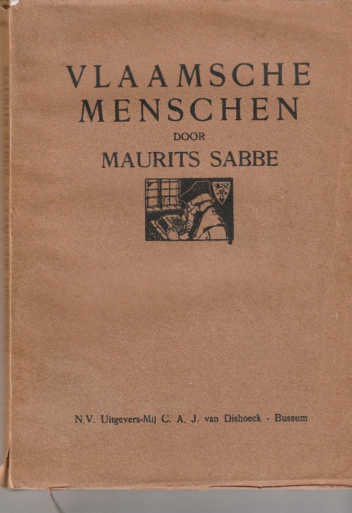 Maurits Sabbe “Vlaamsche menschen”, Boeken, Ophalen of Verzenden, Gelezen, België