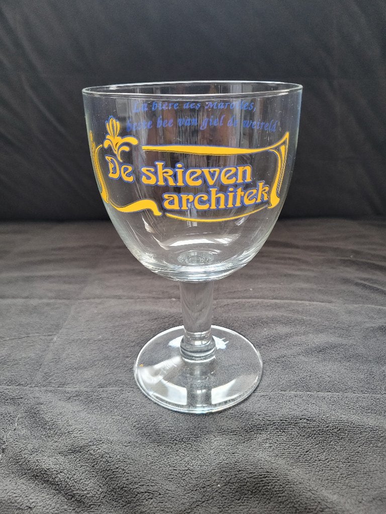 verre bière De Skieven Architek spécial, Enlèvement ou Envoi, Comme neuf, Verre ou Verres, Autres marques