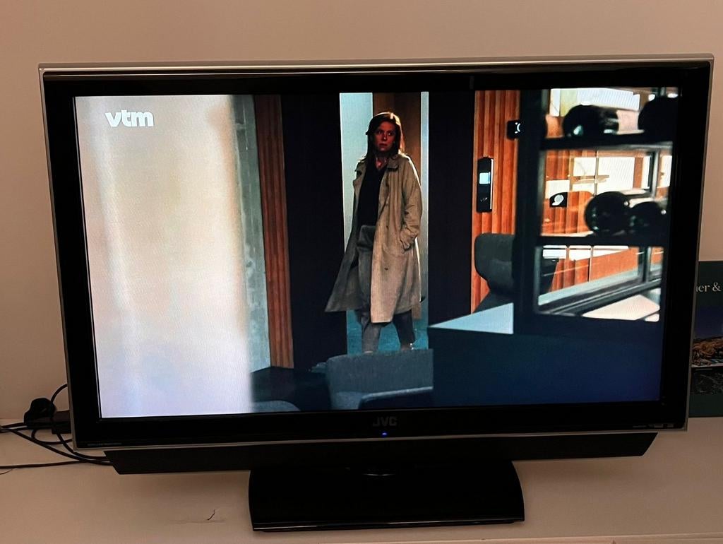 JVC lcd tv 37 inch scherm, Audio, Tv en Foto, Televisies, Gebruikt, 80 tot 100 cm, Ophalen, Overige merken