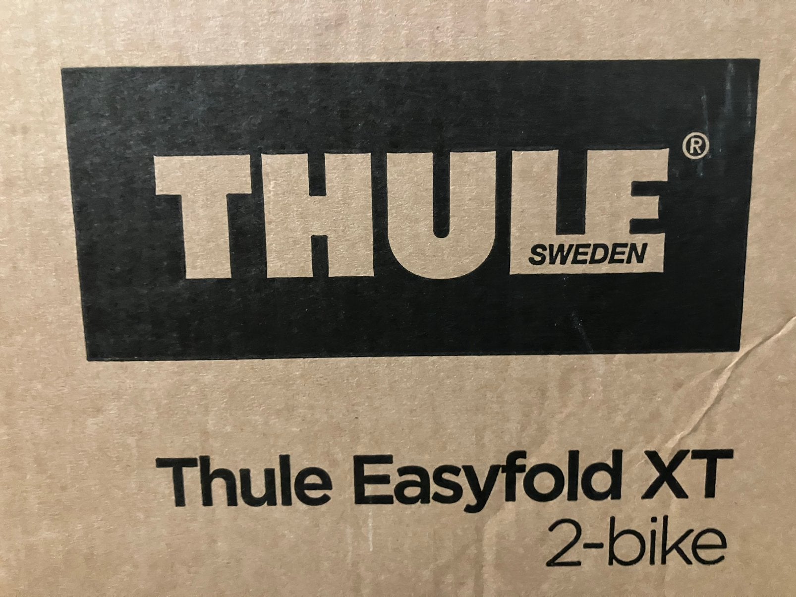 Thule fietsdrager Easyfold XT 2, Auto diversen, Fietsendragers, Ophalen, Nieuw, 2 fietsen, Trekhaakdrager