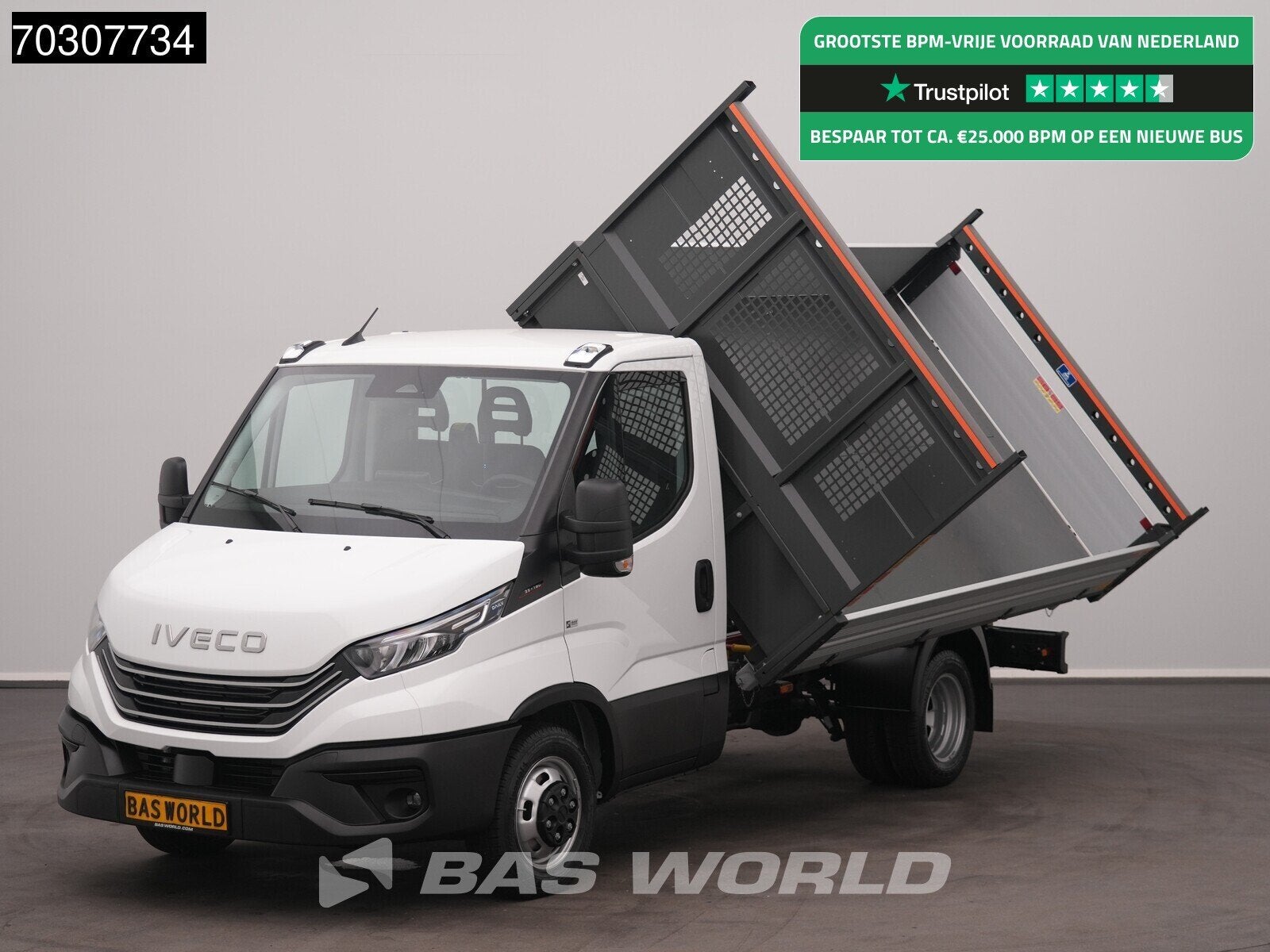 Iveco Daily 35C18 3.0L Automaat Driezijdige Kipper 180PK Dub, Auto's, Stof, Euro 6, 4 cilinders, Iveco