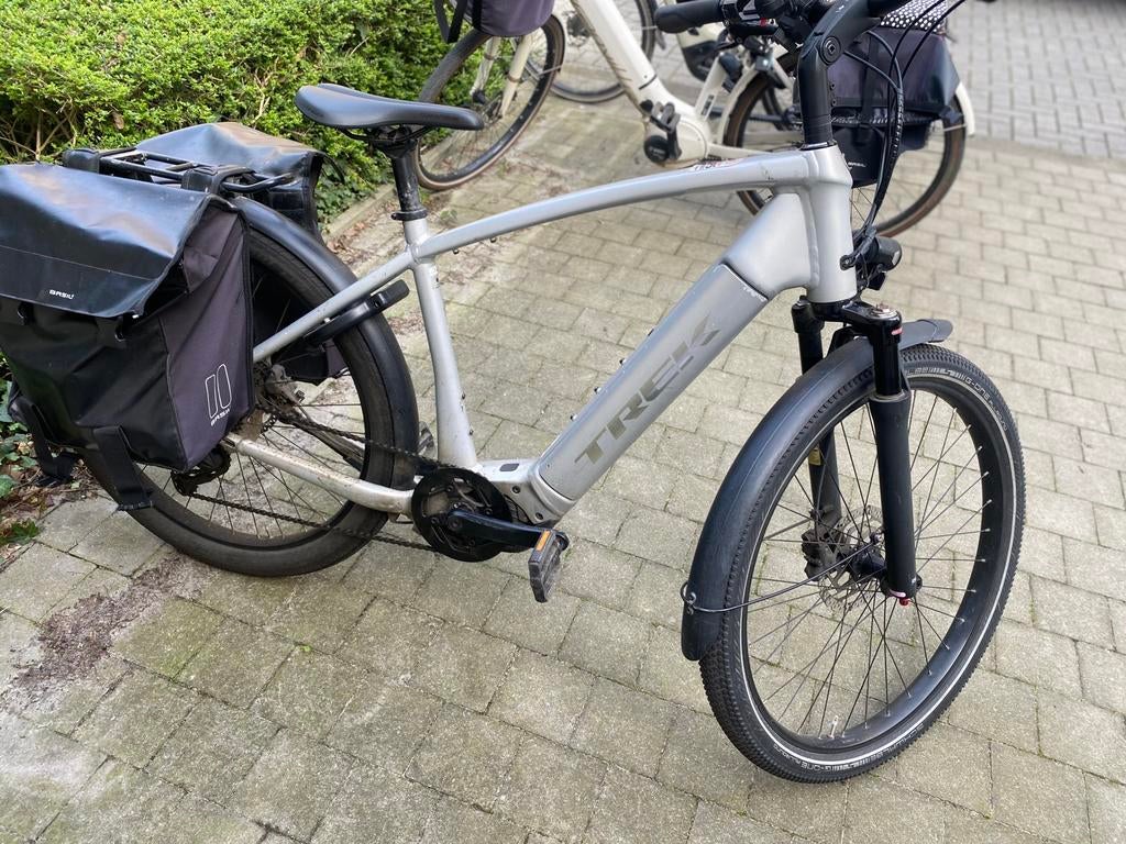 Trek allant 7 einde lease fiets, Fietsen en Brommers, Elektrische fietsen, Gebruikt, 55 tot 59 cm, 30 tot 50 km per accu, Ophalen