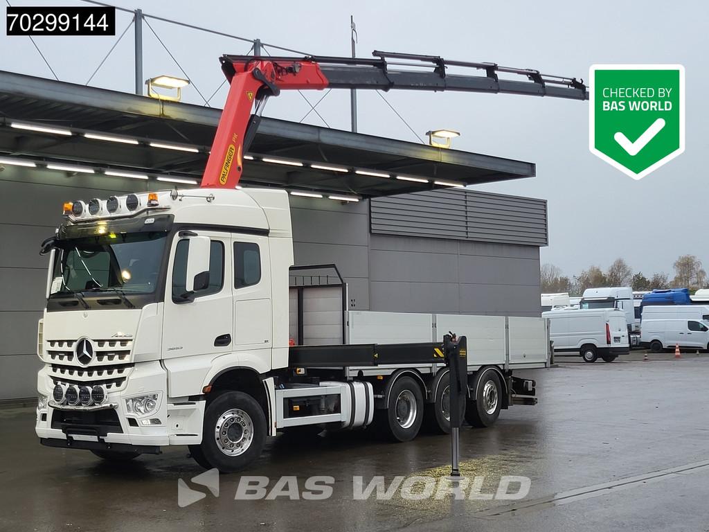 Mercedes Arocs Aroc 3653 8X4 Palfinger PK26002-EH G Kran Cra, Autos, Camions, Cuir, Achat, Entreprise, Mercedes-Benz