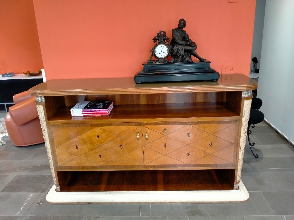 Dressoir Italiaans 180 cm, Ophalen, 150 tot 200 cm, 25 tot 50 cm, Overige houtsoorten