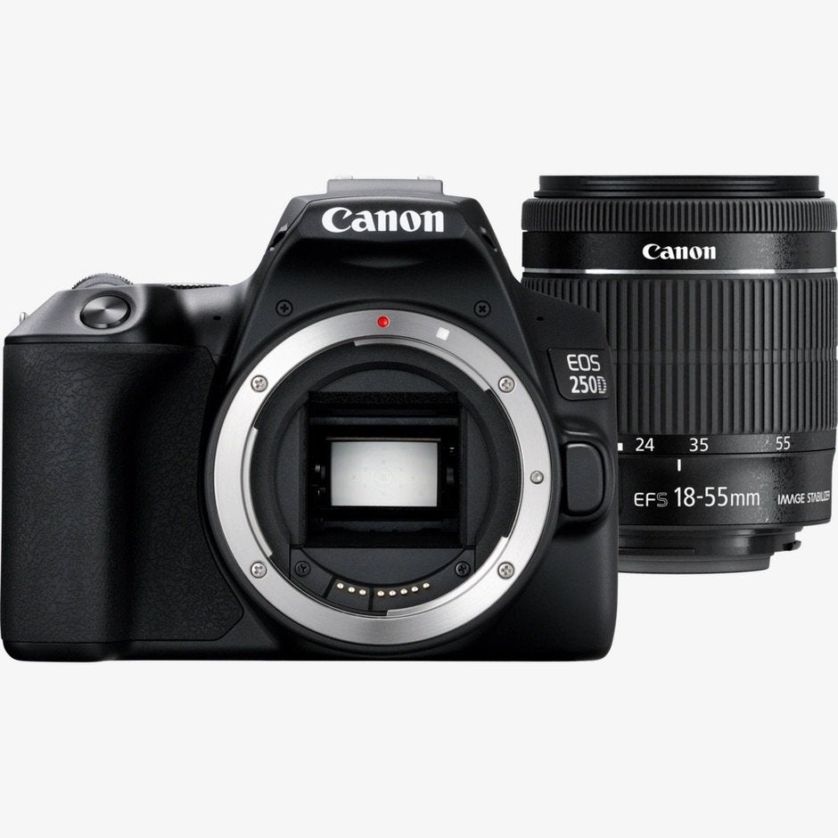Canon 250D met 18-55mm lens, Ophalen, Zo goed als nieuw, Canon