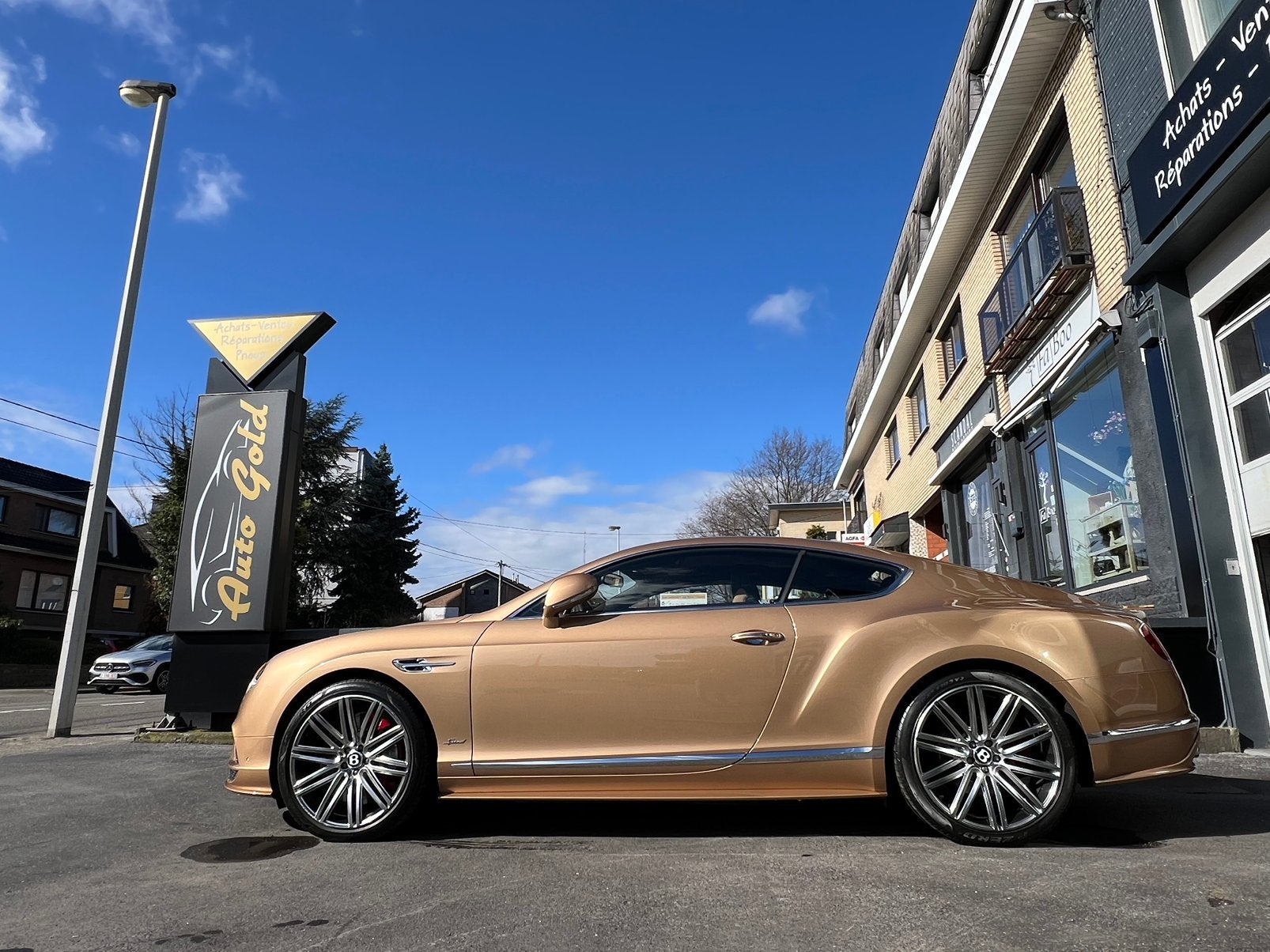 Bentley gt speed w12 gold full limited 642chv neuve 1prop !, Auto's, Automaat, 4 zetels, Euro 6, Overige kleuren