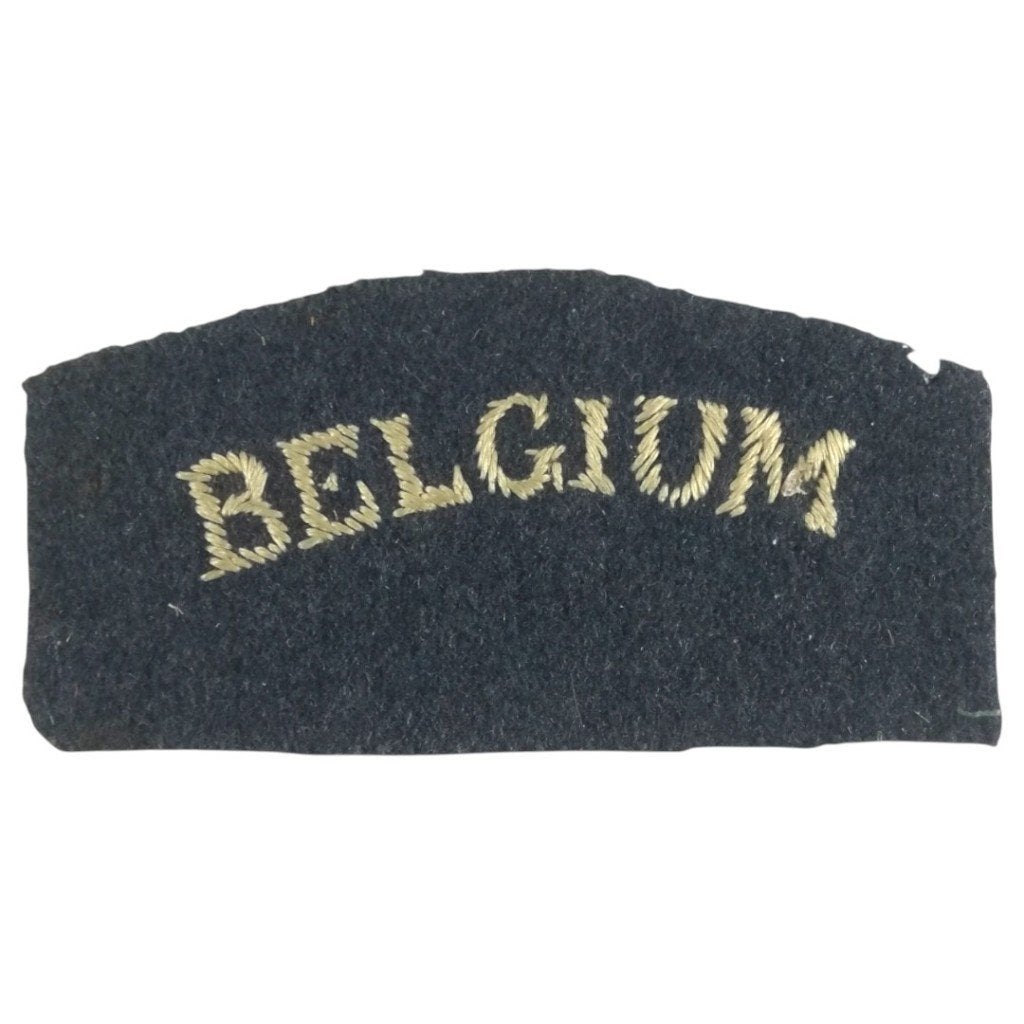 RAF - 'Belgium' Officer's Shoulder Title, Verzamelen, Militaria | Tweede Wereldoorlog, Ophalen of Verzenden, Luchtmacht, Embleem of Badge