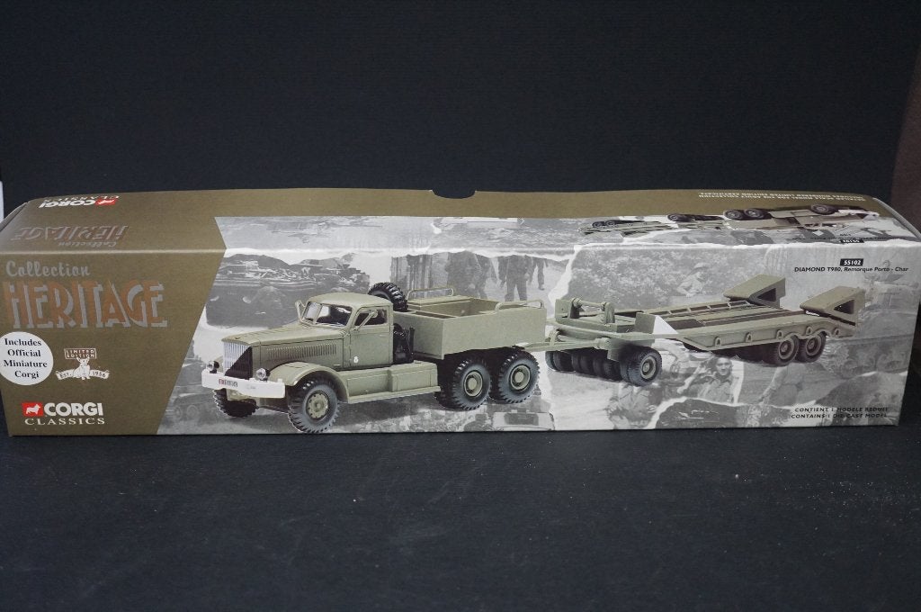 Char de transport Corgi Diamond T - 1/50 - Édition limitée, Enlèvement ou Envoi, Comme neuf, Corgi