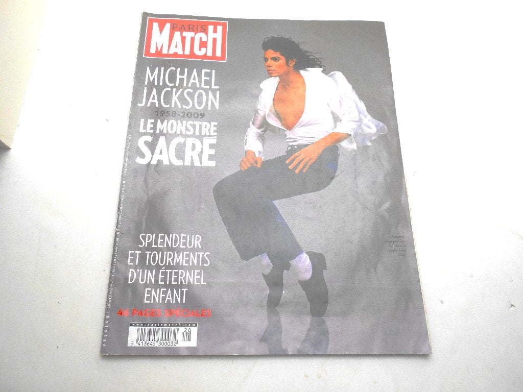 ancien Paris Match 2009 Michael Jackson, Livres, Enlèvement ou Envoi, Comme neuf