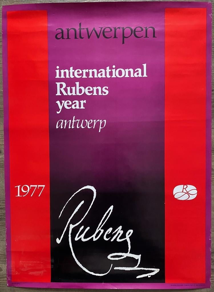 Affiche Rubensjaar 1977, Ophalen