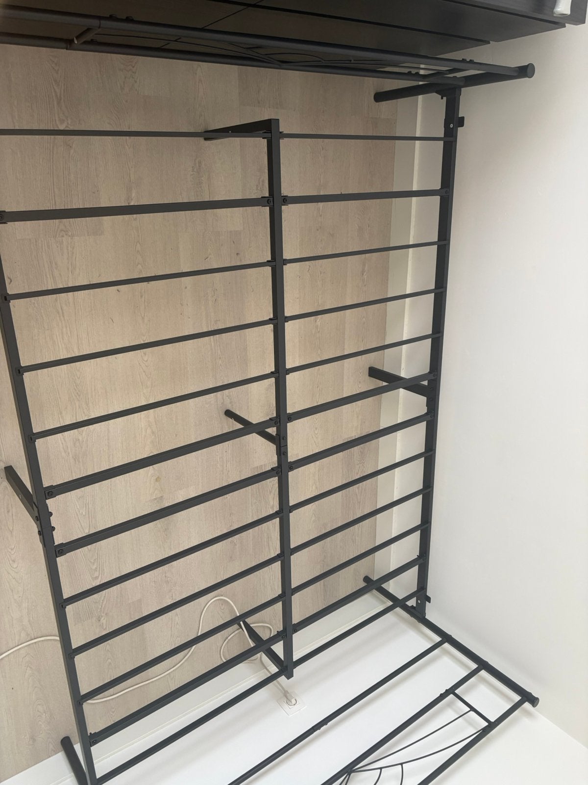 Metalen Bed Frame 140x200, Huis en Inrichting, Slaapkamer | Bedden, Ophalen, Zwart, 140 cm, Zo goed als nieuw