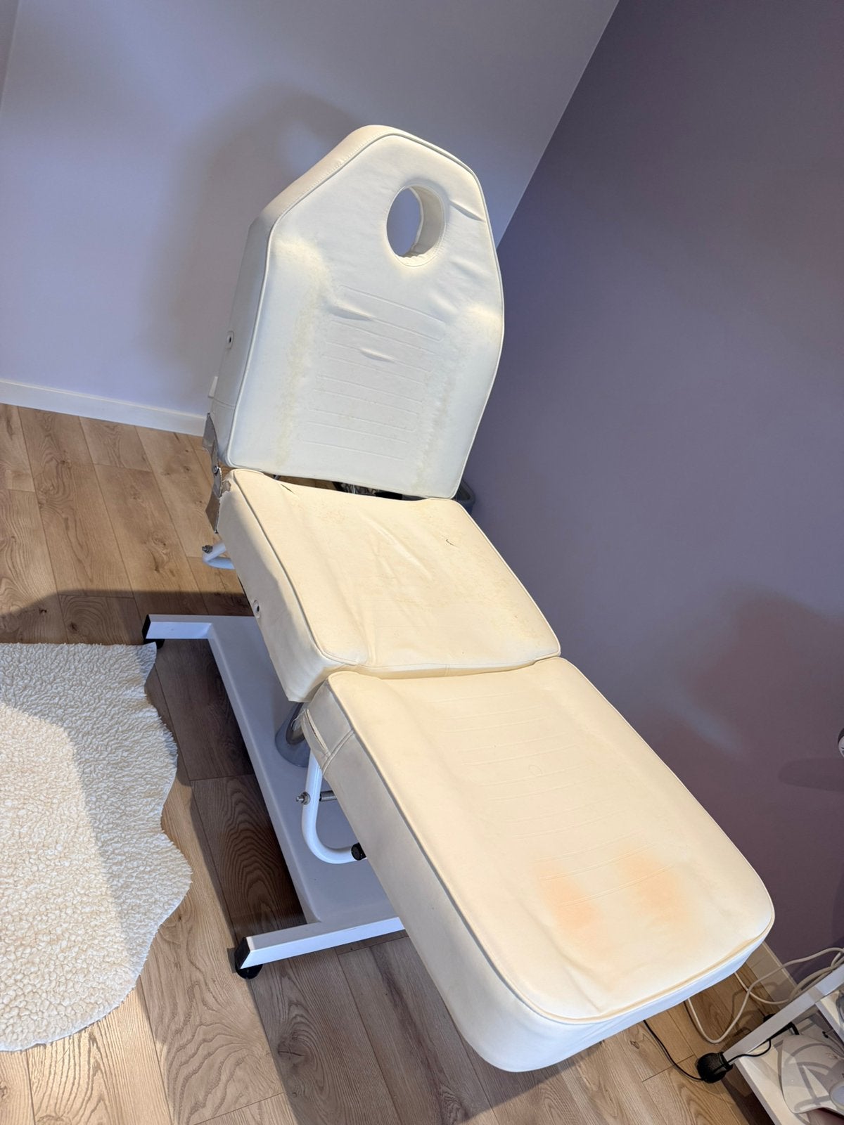 Pedicurestoel, Enlèvement, Utilisé
