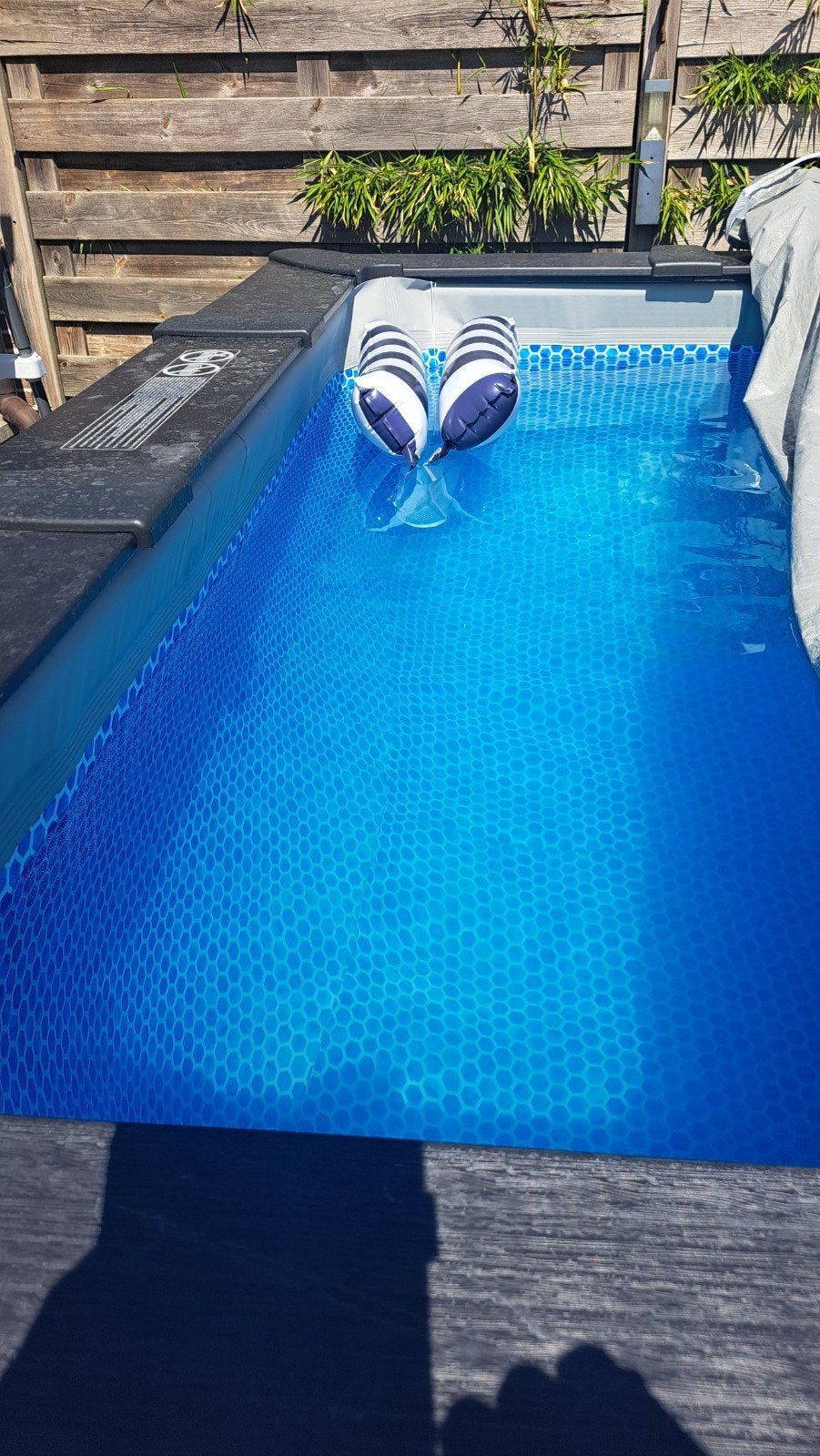 Piscine Intex en graphite 400x300x124, Enlèvement, Couverture de piscine
