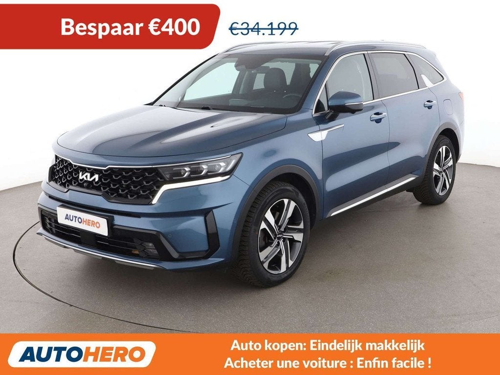 Kia Sorento 1.6 TGDI Hybrid Emotion 4WD (bj 2023, automaat), Auto's, Kia, Automaat, Gebruikt, Adaptive Cruise Control, 169 kW