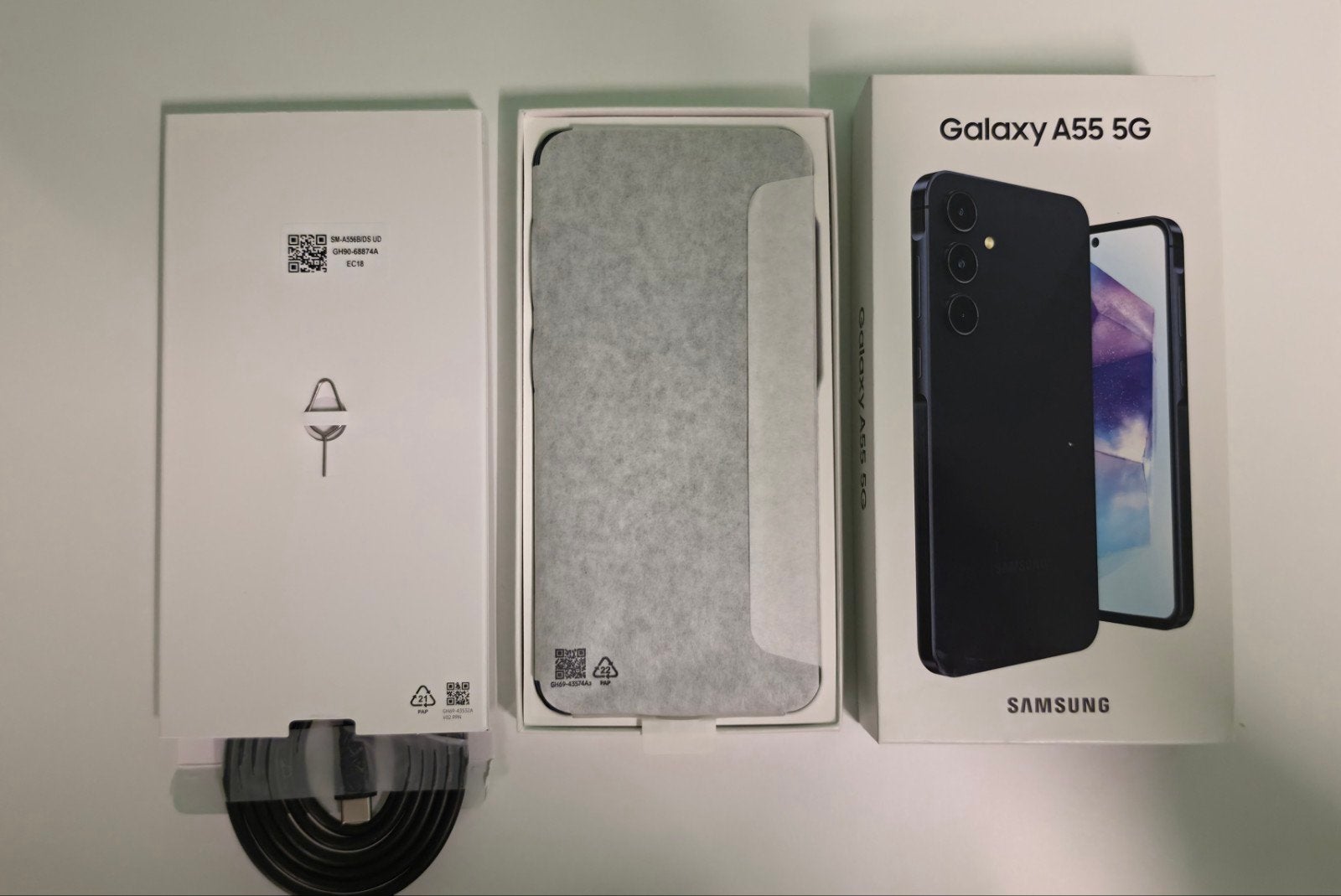 Samsung A55  |  Awesome Navy  |  256GB Storage  |  8GB RAM, Ophalen, Overige kleuren, Touchscreen, Zo goed als nieuw