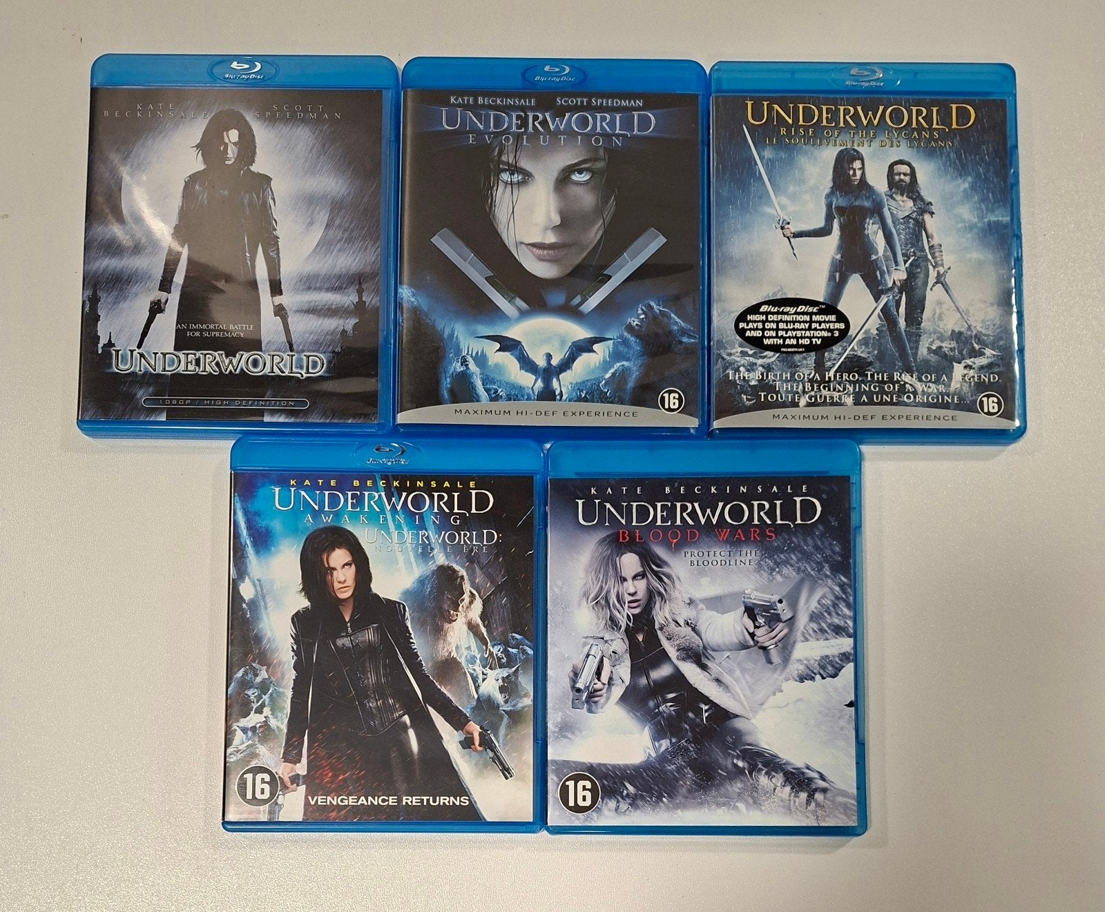 Underworld collection 1-5 Blu-ray, Ophalen of Verzenden, Engels, Blu-ray, Nederlands