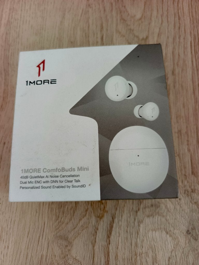Écouteurs 1MORE ComfoBuds Mini ES603 – Bluetooth 5.2 – Neufs, Enlèvement, Neuf, Blanc, Bluetooth