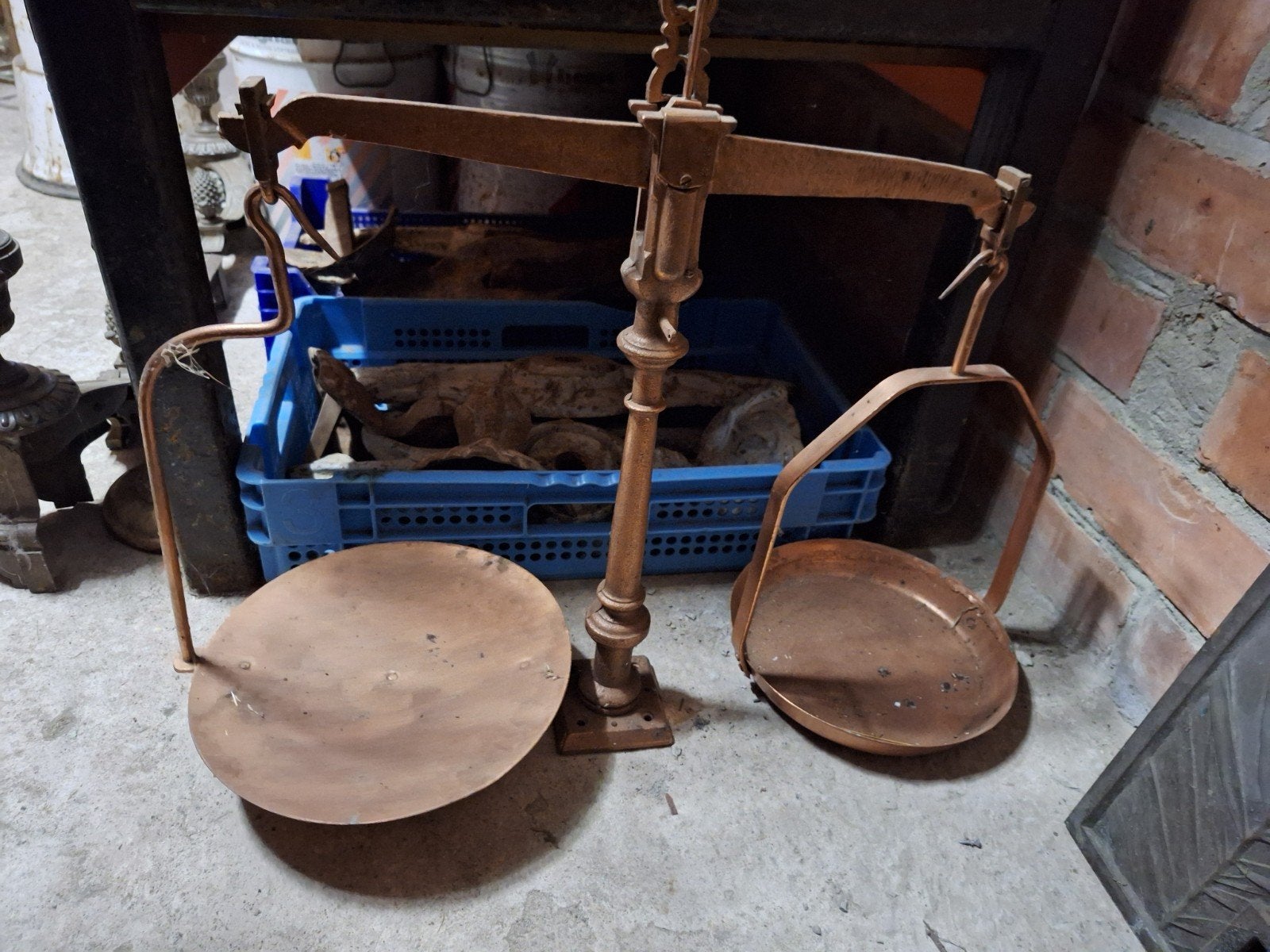 apotheek weegschaal, Antiek en Kunst, Ophalen, Koper