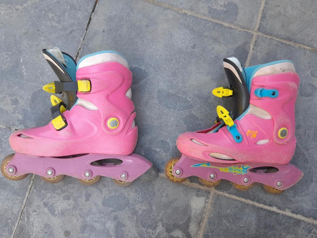 Rolschaatsen kind, Sport en Fitness, Skeelers, Ophalen, Gebruikt, Kinderen, Inline skates 4 wielen