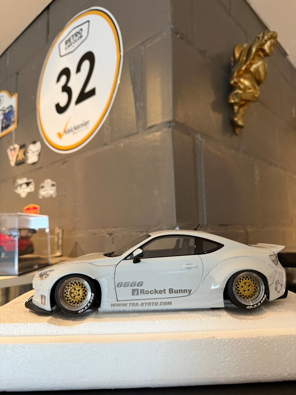 AutoArt Toyota GT86 Rocket bunny, Hobby & Loisirs créatifs, Enlèvement ou Envoi, Comme neuf, Autoart