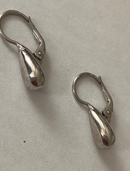 boucles d'oreilles argent 925, Handtassen en Accessoires, Oorbellen, Ophalen, Zo goed als nieuw, Zilver, Zilver