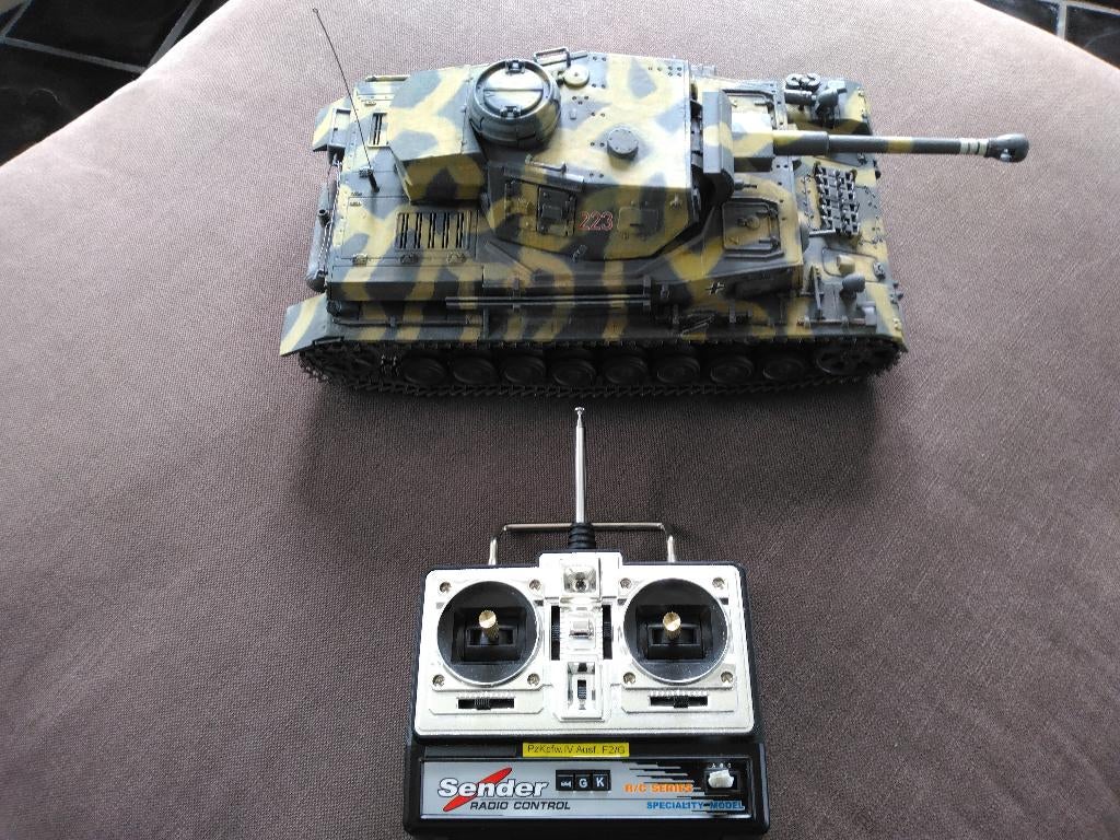 Panzer IV, Panzerkampfwagen 4 Heng Long, RC, radio, Enlèvement ou Envoi, Utilisé, Autres types