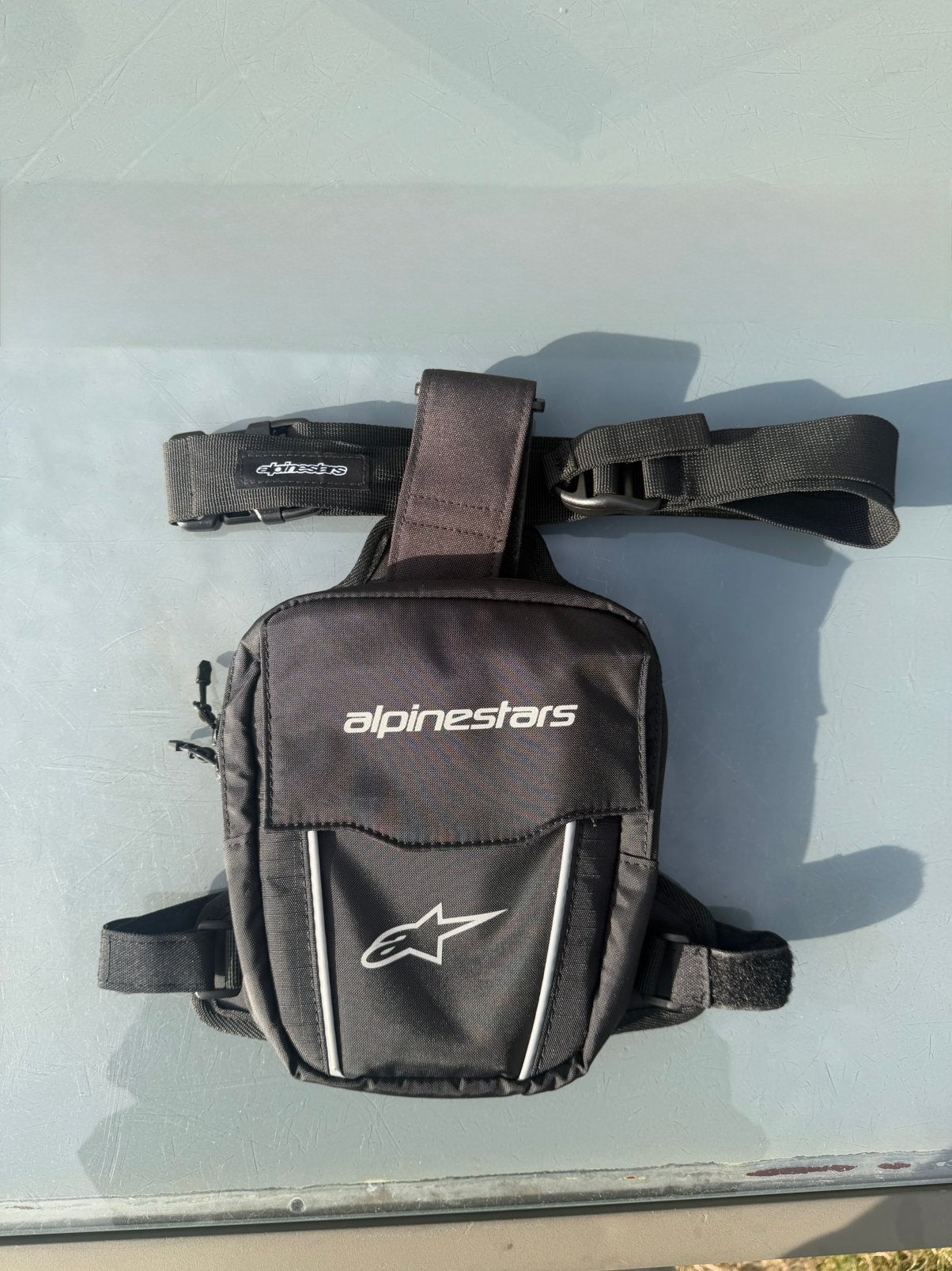 Alpinestars Access Thigh Bag Zwart, Motos, Enlèvement ou Envoi, Comme neuf
