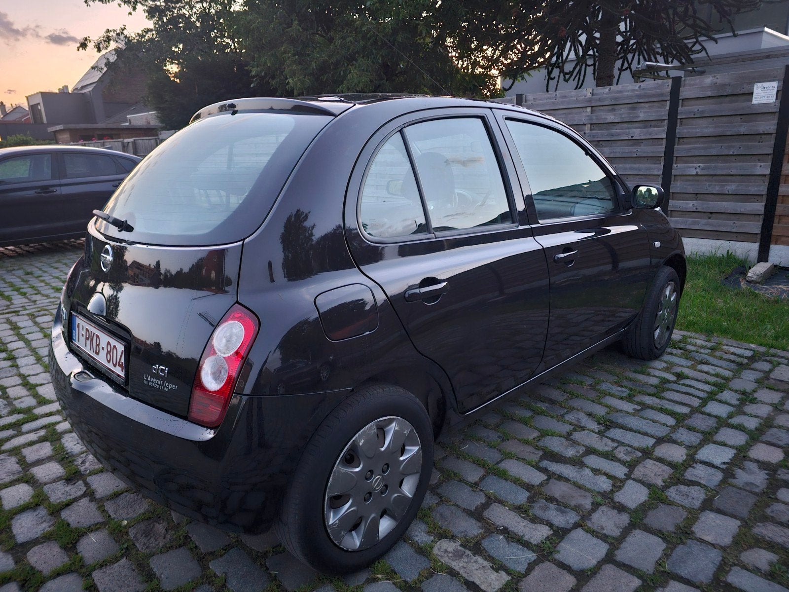 Nissan Micra 1.5dci Airco Nieuwe Distributie, Auto's, Voorwielaandrijving, Stof, Zwart, 4 cilinders