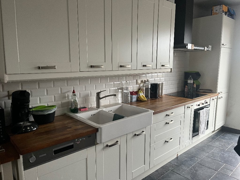 Keuken, Huis en Inrichting, Ophalen, Gebruikt, Wit, Enkelwandige keuken