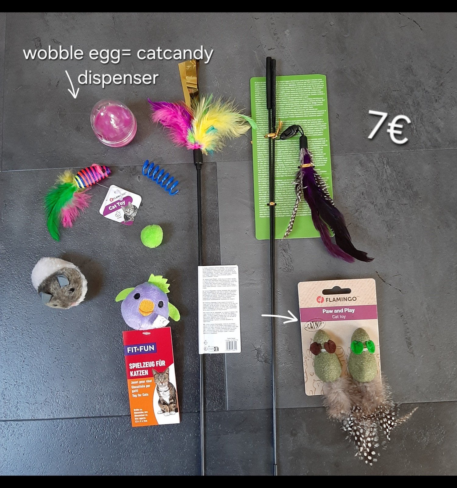 Kattenspeelgoed set, Dieren en Toebehoren, Kattenspeelgoed, Ophalen of Verzenden, Nieuw