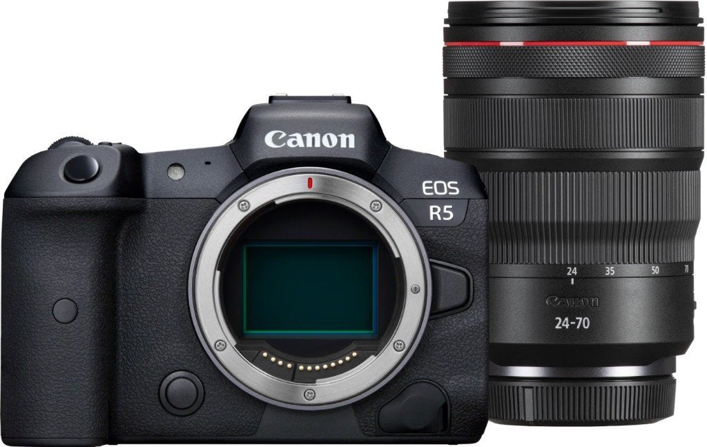 Canon R5 + lens RF 24-70 2.8, Enlèvement, Comme neuf, Reflex miroir, Canon