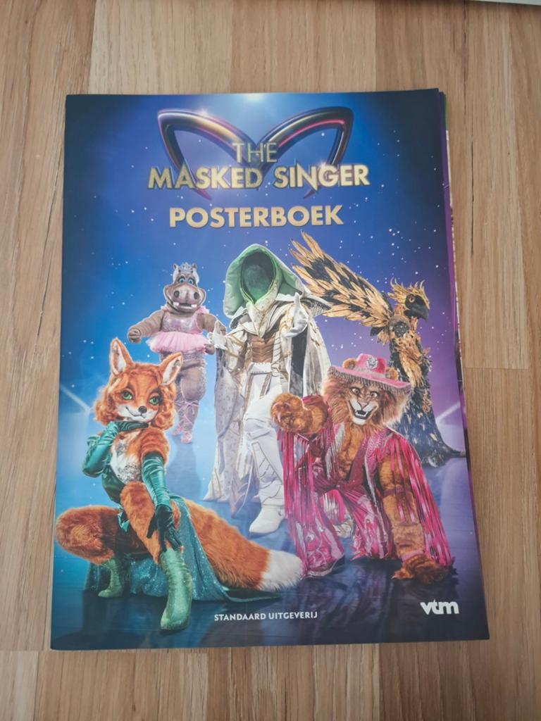 The Masked Singer poster boek, Verzenden, Zo goed als nieuw, Film en Tv