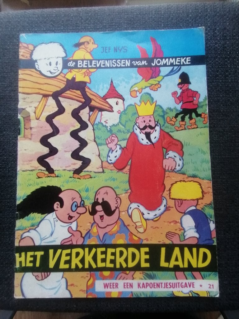 Jommeke album nr.21 : Het verkeerde land (aantal: 1), Boeken, Eén stripboek, Jef Nys., Ophalen, Gelezen