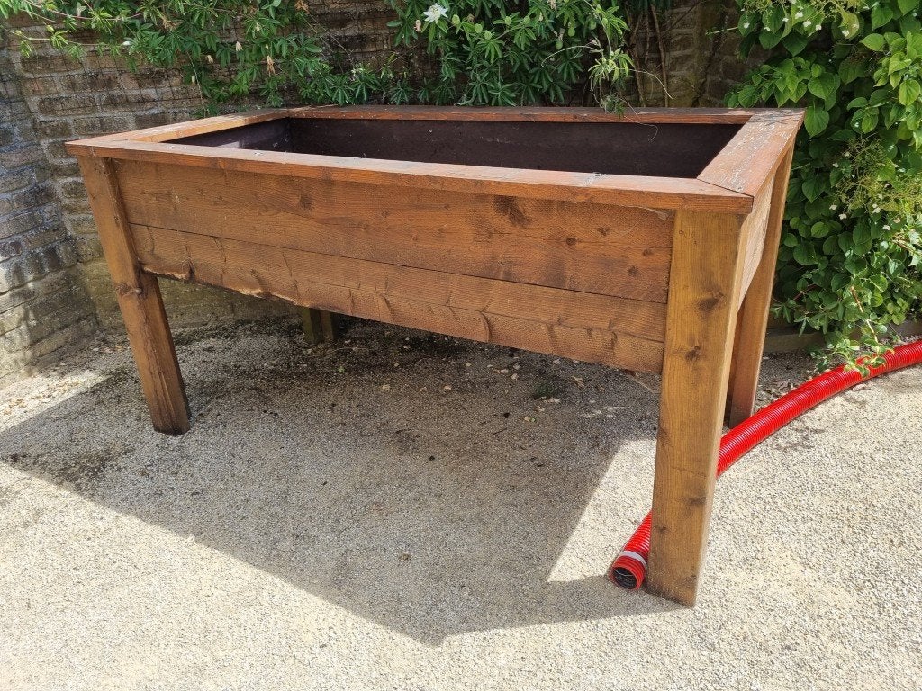 bloembak, Jardin & Terrasse, Bacs à fleurs & Jardinières, Enlèvement, Utilisé, Bois