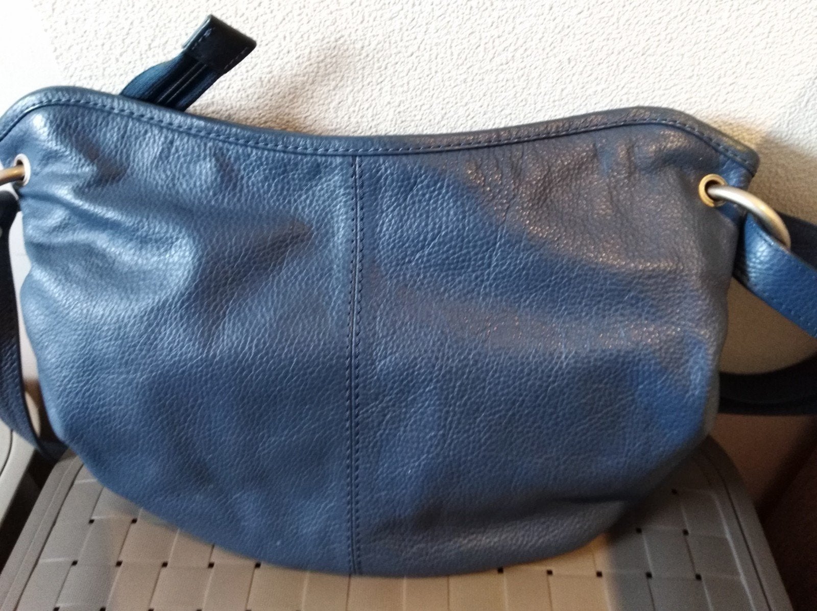 Blauwe handtas, Ophalen of Verzenden, Zo goed als nieuw, Blauw