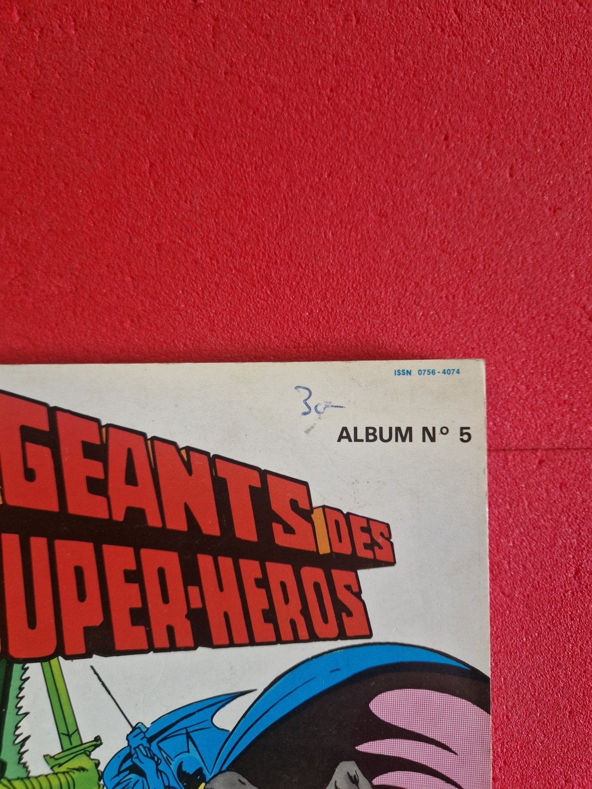 bd les géants des super heros, album 5, Livres, Enlèvement ou Envoi