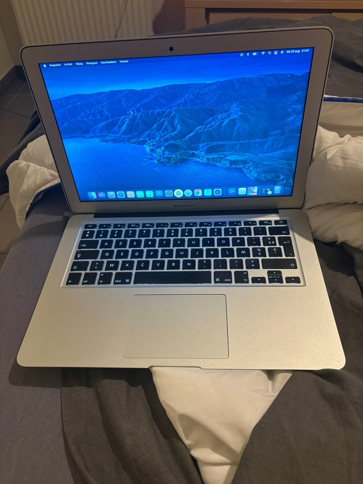 MacBook air, Informatique & Logiciels, Apple Macbooks, Inconnu, Enlèvement, Utilisé, Azerty