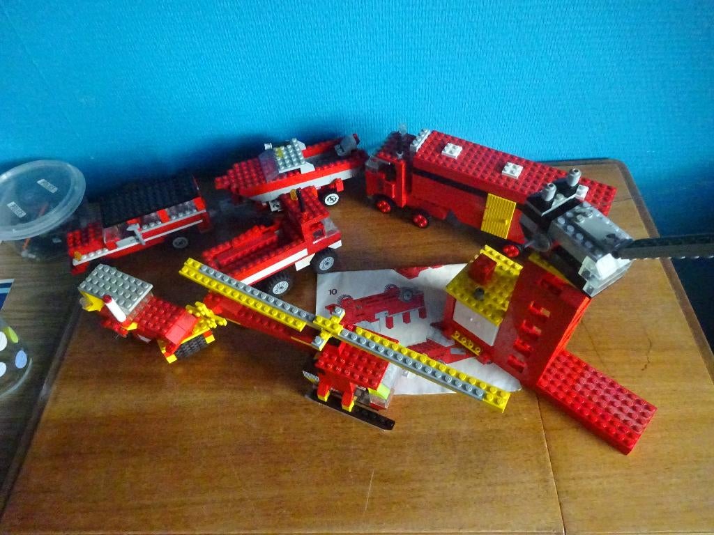 LEGO Vintage 722 Voertuigsets (8 stuks) in goede staat, Kinderen en Baby's, Speelgoed | Duplo en Lego, Ophalen of Verzenden, Gebruikt