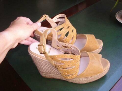 *VAL* Kanna sandalen, dames. mt 39, Beige, Kanna, Gedragen, Sandalen of Muiltjes