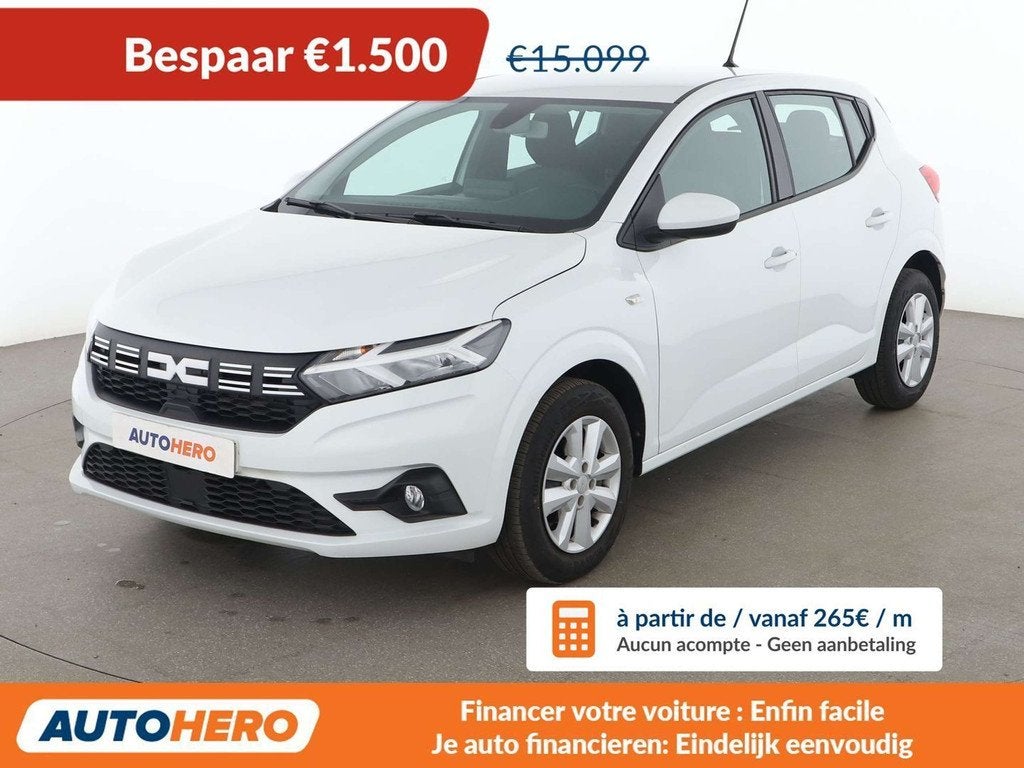 Dacia Sandero 1.0 TCe Expression (bj 2024), Auto's, Dacia, Voorwielaandrijving, Stof, Gebruikt, 91 pk